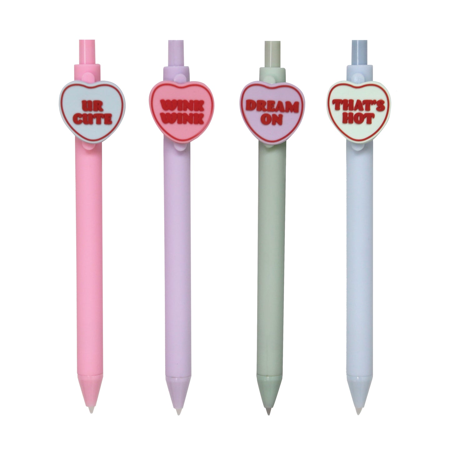 Candy Heart Pens 4 Pack