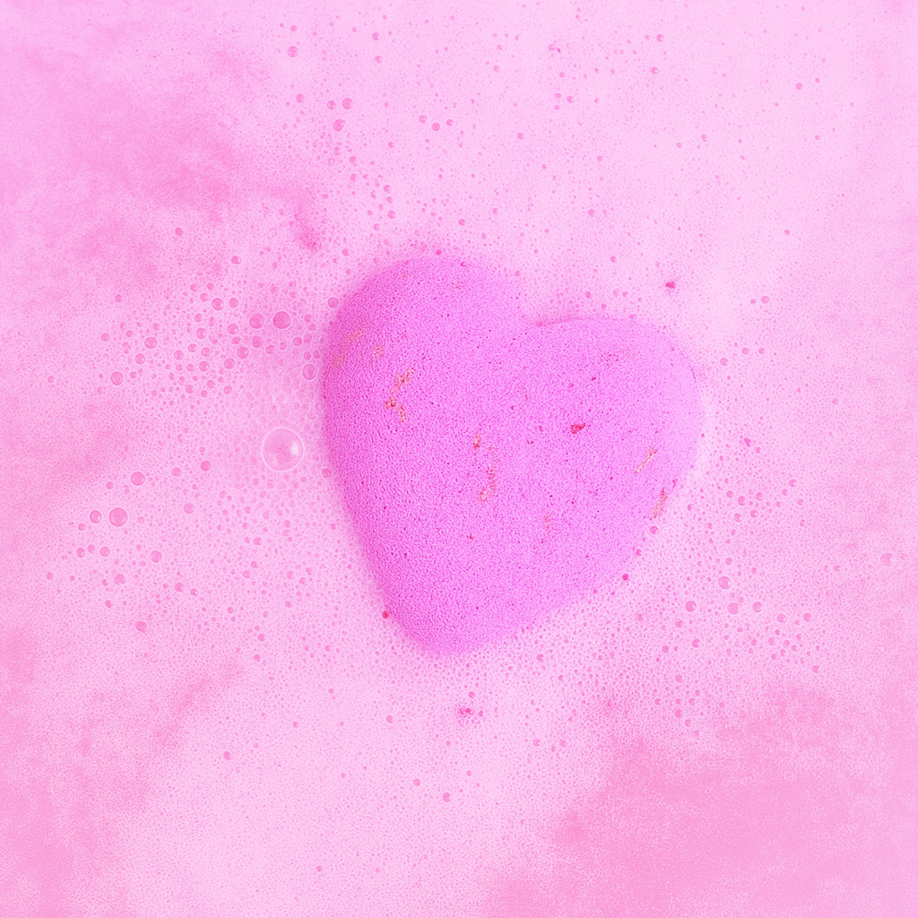 Heart Rainbow Bath Bomb