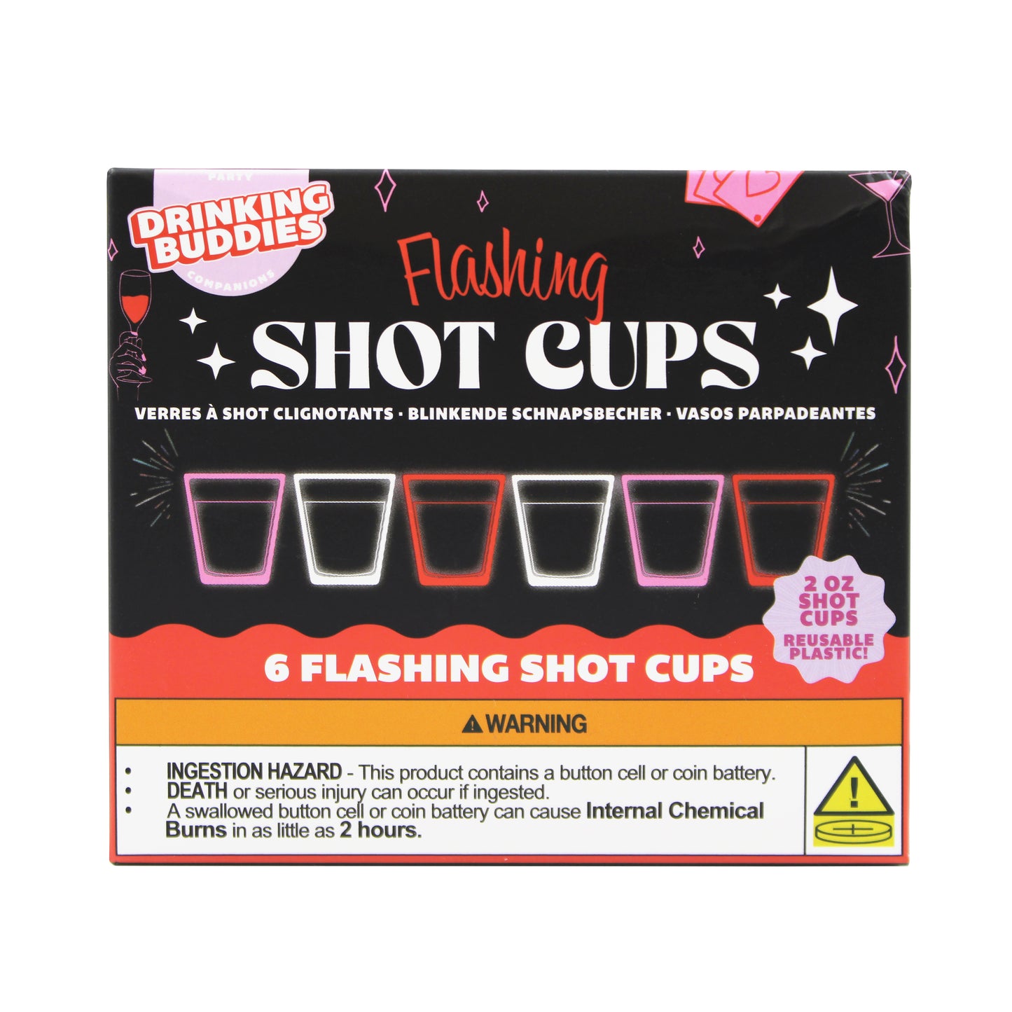 Flashing Shot Glasses
