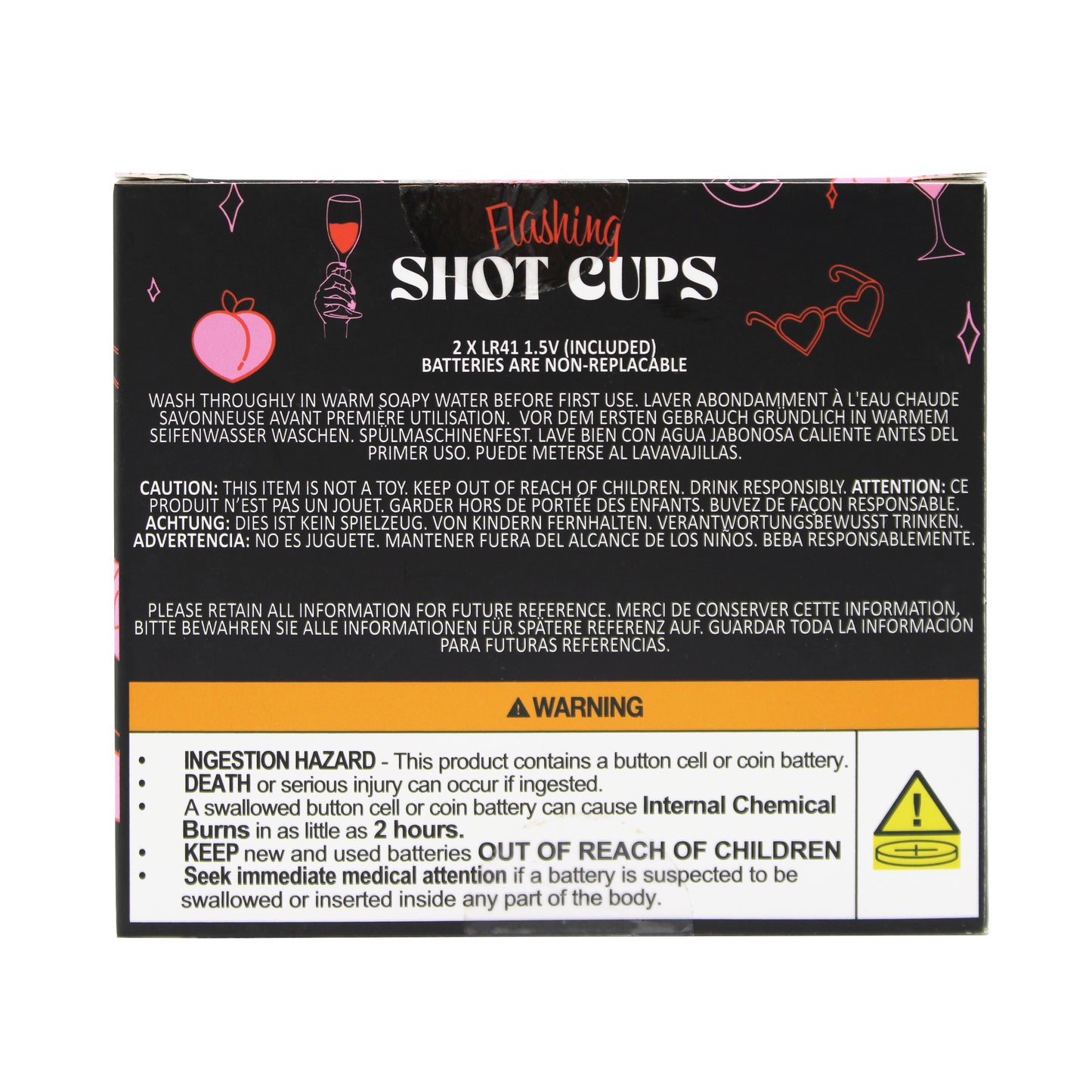 Flashing Shot Glasses