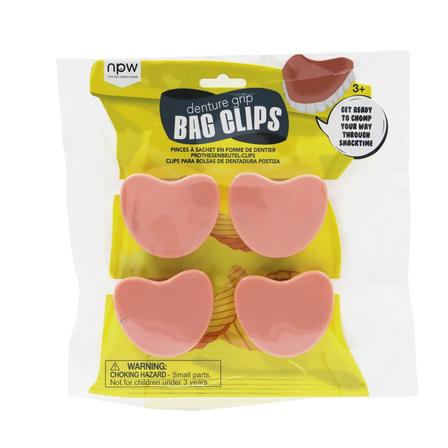 Denture Grip Bag Clip