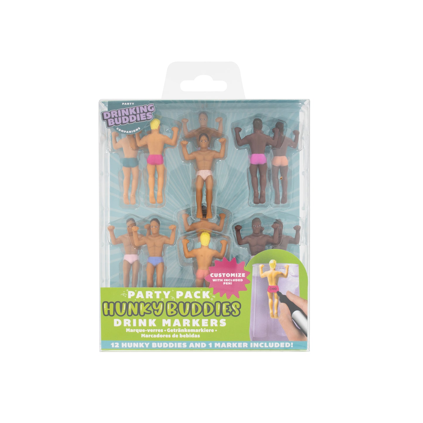 Party Pack Drink Markers-12 Pack