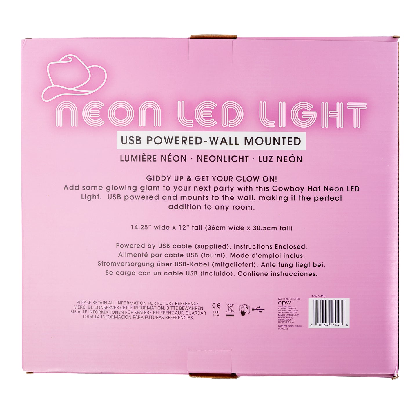 Yeehaw Neon LED Light