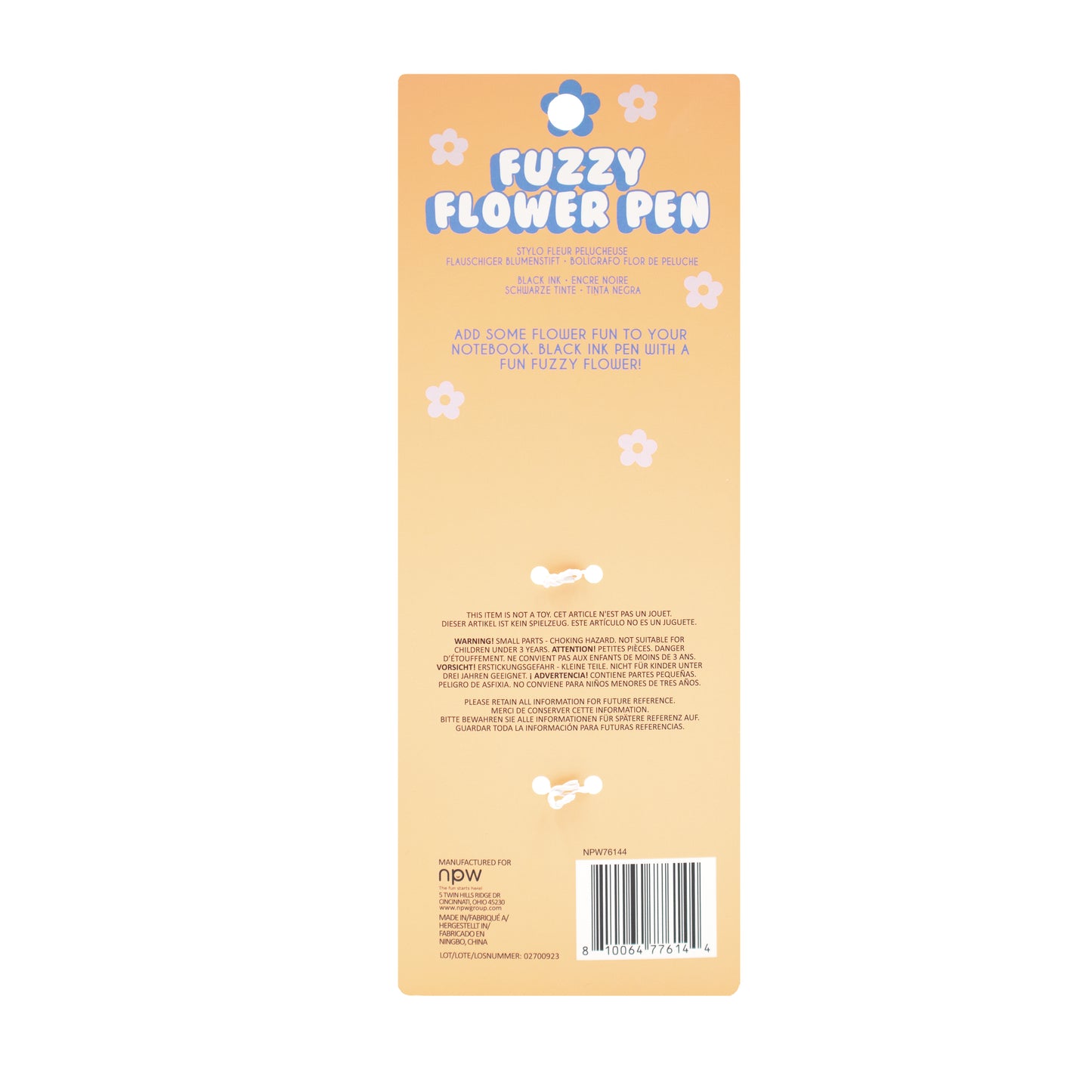 Fuzzy Flower Pen
