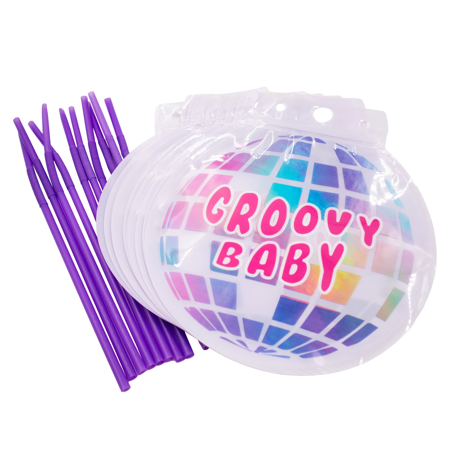 Disco Drink Pouches - 10 Pack