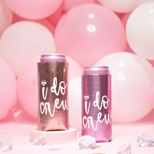 I Do Crew Slim Koozies-2 Pack