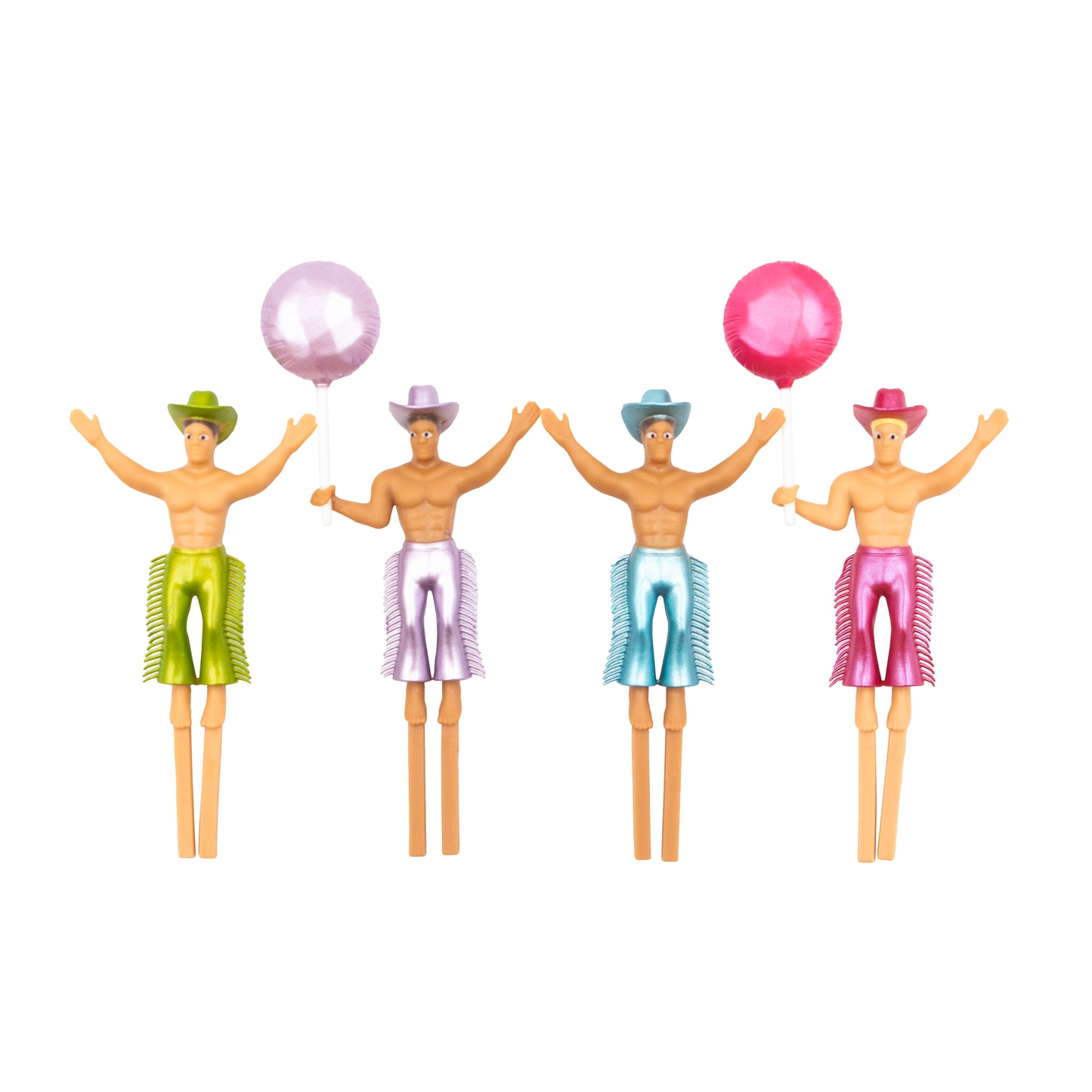 Hunky Cake Topper-4 Pack