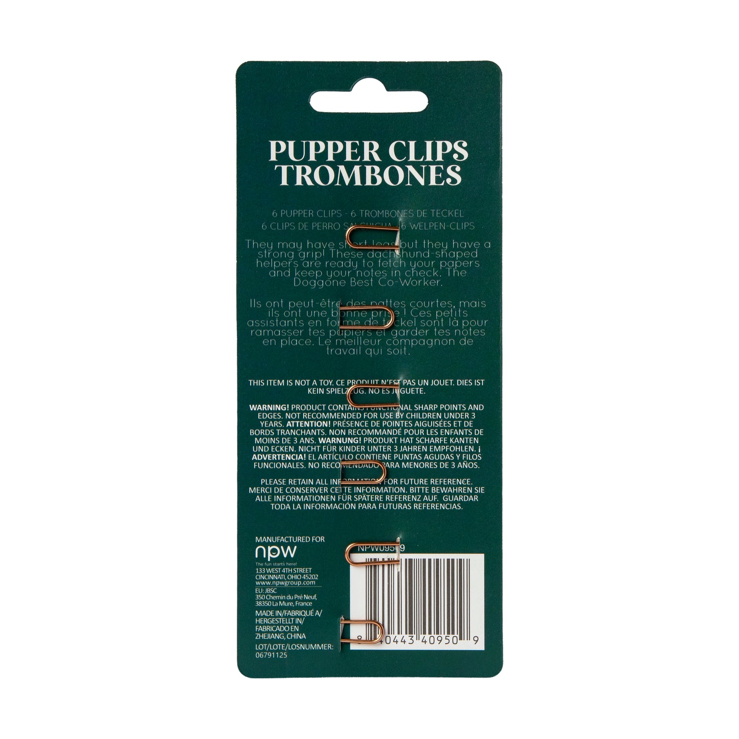 Dog Paper Clips