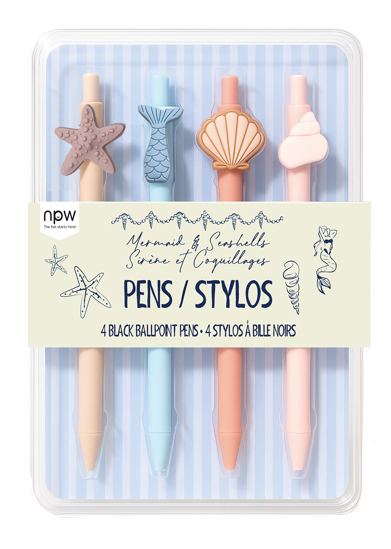 Mermaid Icon Pens 4 Pack