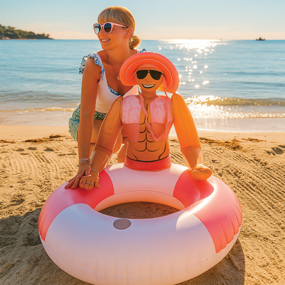 Hunky Cowboy Pool Ring