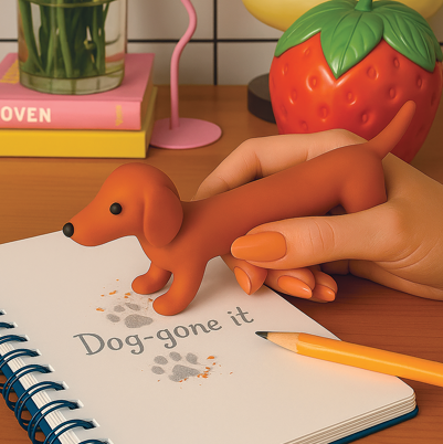 Dog Erasers - 4 Pack