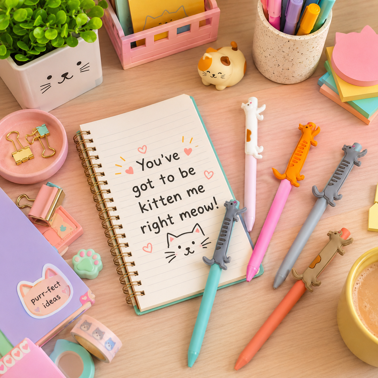 Cat Icon Pens