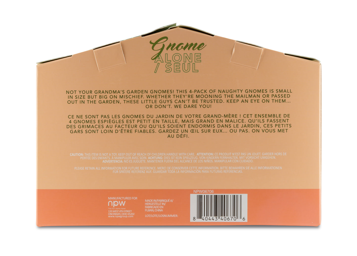 Naughty Gnomes - 4 Pack