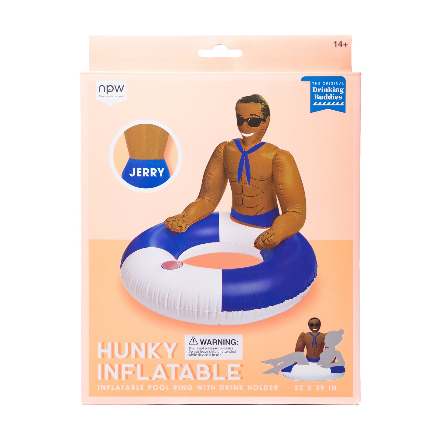 Inflatable Hunk Pool Ring - Jerry the Sailor