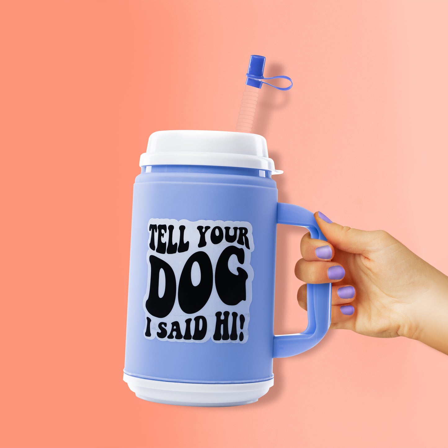 Tell Your Dog I Said Hi Retro Mug