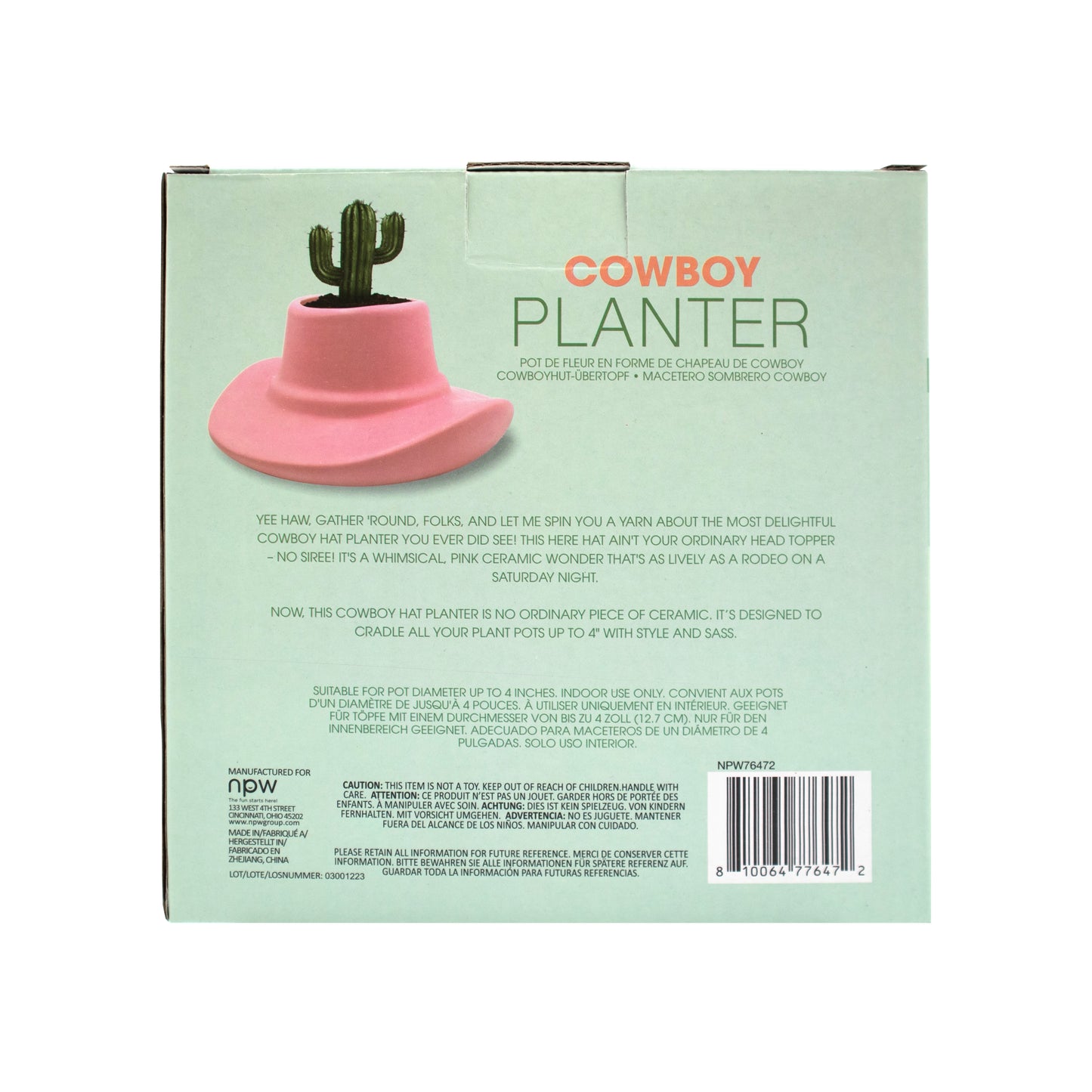 Cowboy Planter