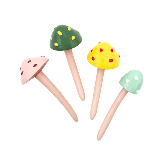 Plant Markers Toadstools-4 Pack