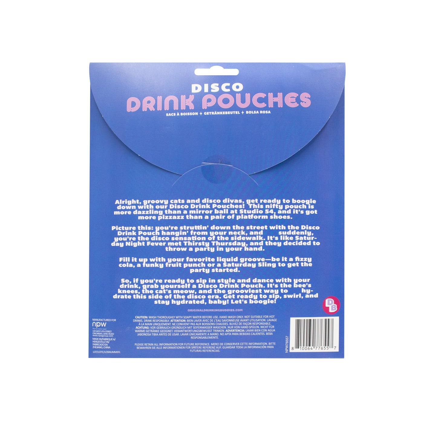 Disco Drink Pouches - 10 Pack