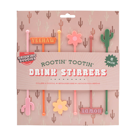 Rootin' Tootin' Drink Stirrers-6 Pack