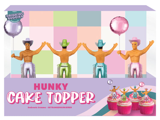 Hunky Cake Topper-4 Pack