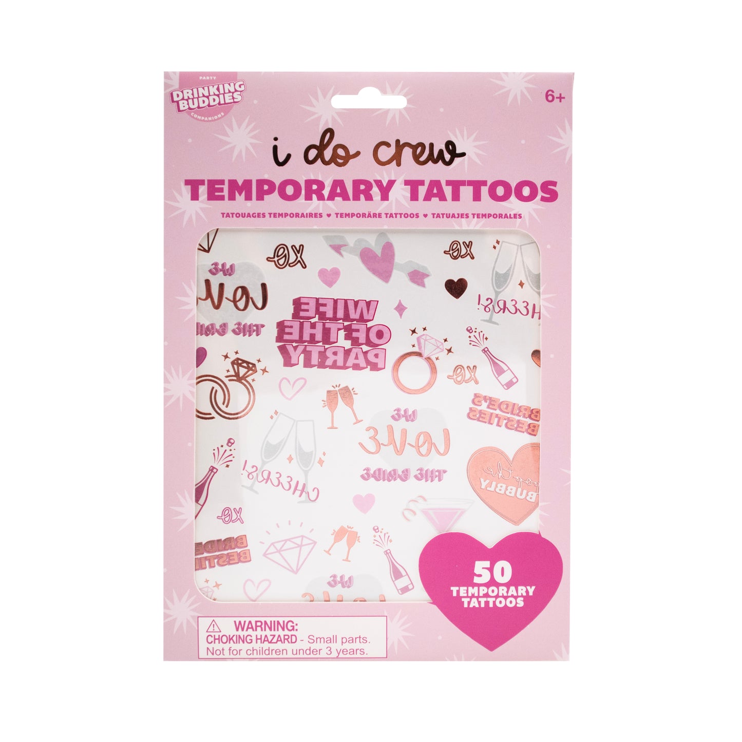 I Do Crew Temporary Tattoos