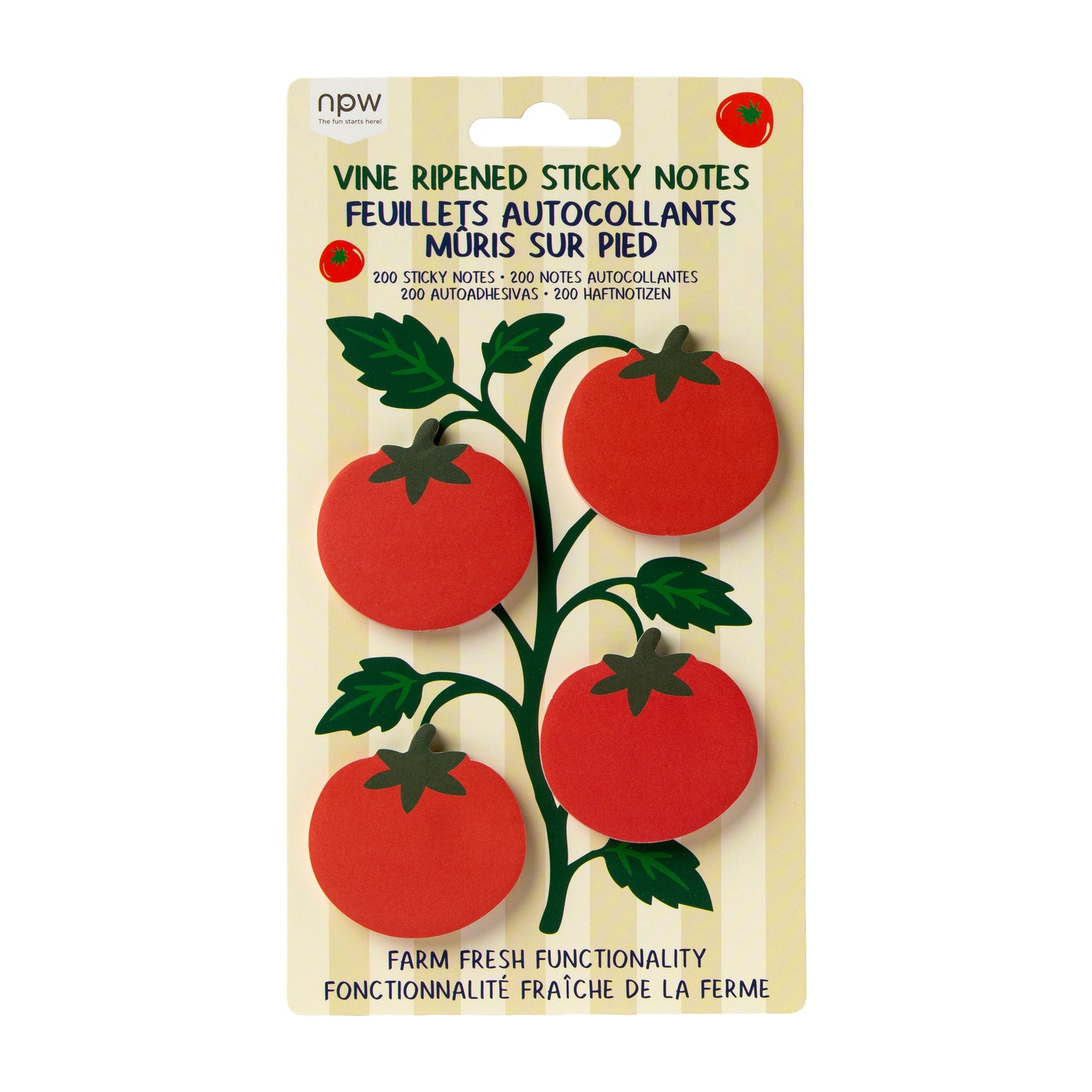 Tomato Sticky Notes