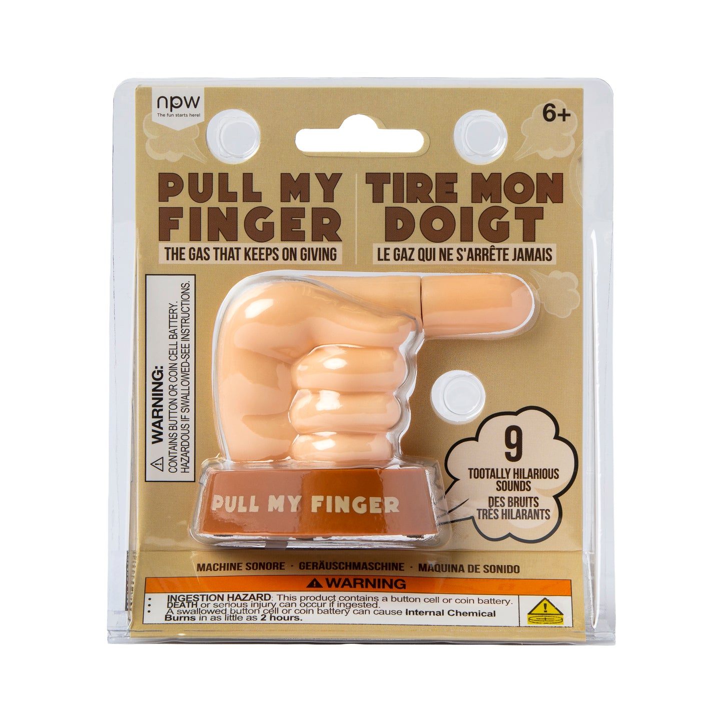 Pull My Finger Fart Machine