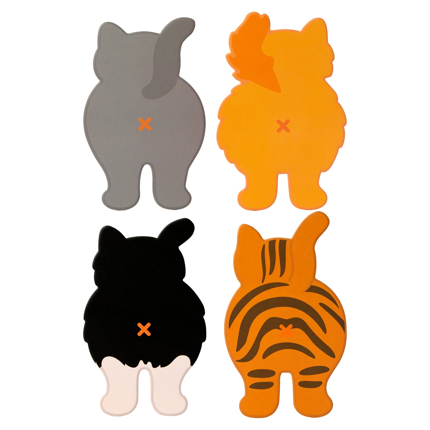 Cat Bum Coasters