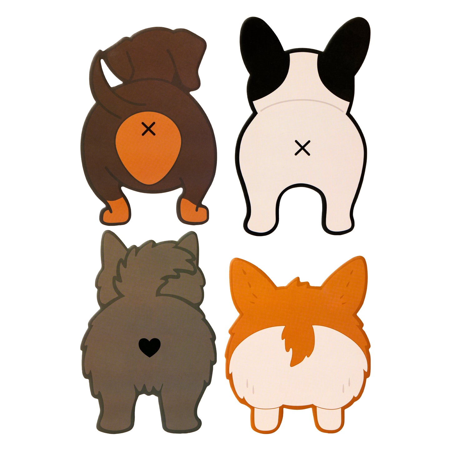 Dog Bum Coasters