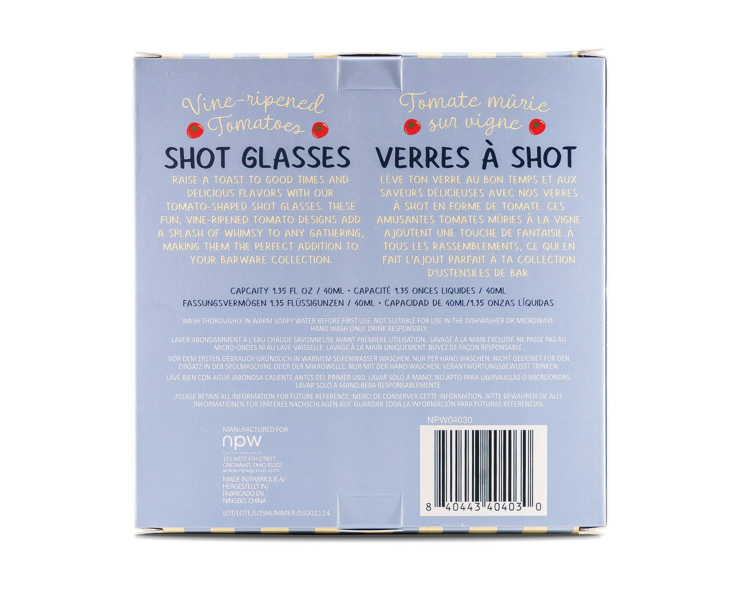 Tomato Shot Cups - 4 Pack