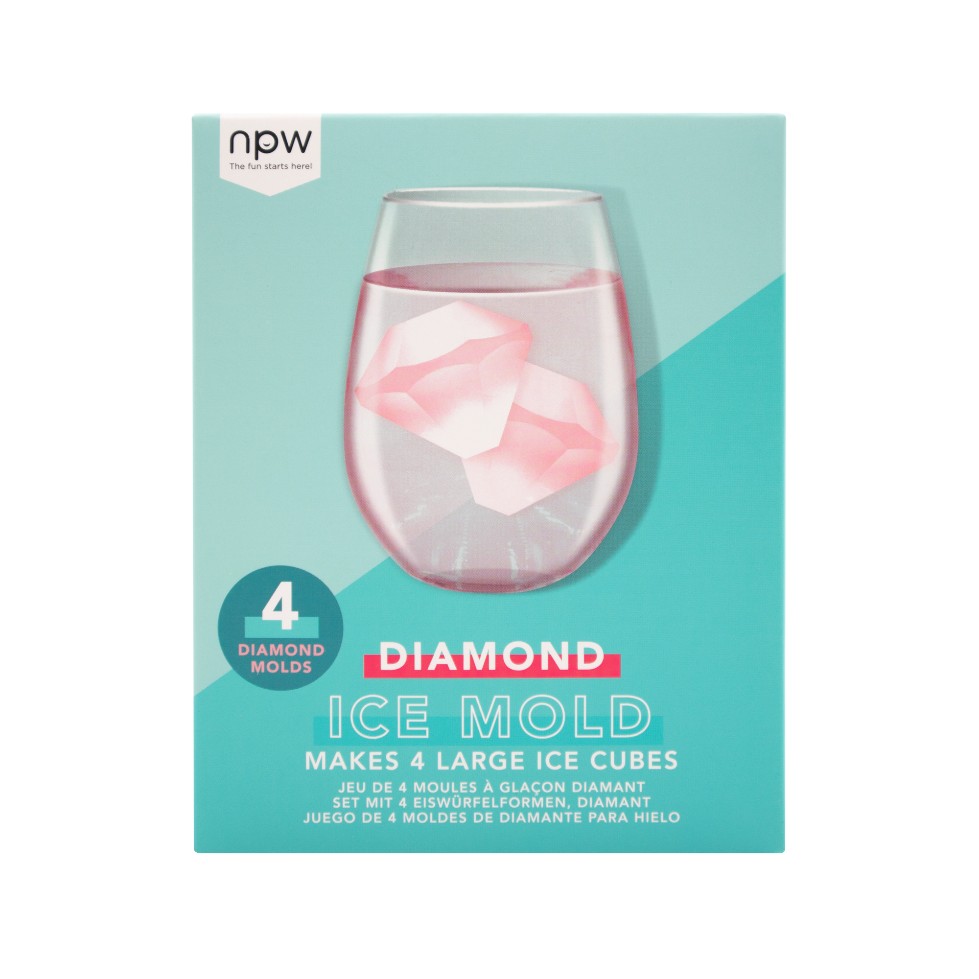Happy Hour Ice Mold - Diamond - NPW Group
